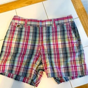Colorful Plaid Women’s Shorts by Sonoma.  Size 8.